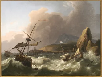 Tormenta en el mar, 1702